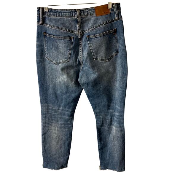 Madewell The High Rise Slim Boyjean Step-Hem Edition 26 Women’s Lita Wash - Picture 3 of 5